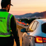 Guardia Civil y emergencias consideran cruciales los triángulos junto a la baliza V16