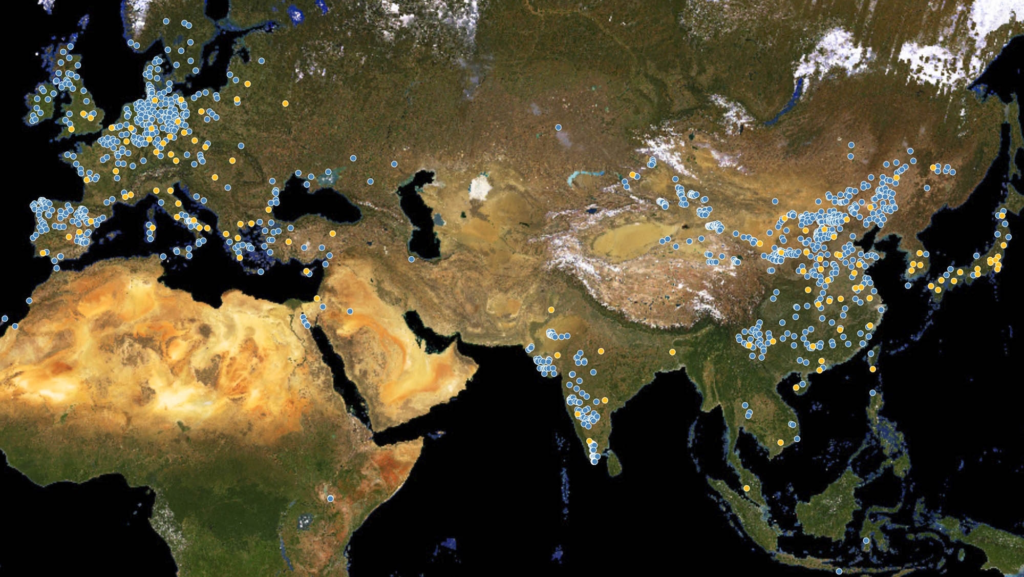 Paneles solares cubren 14.500 km² en el mundo y su potencia se triplicó desde 2017