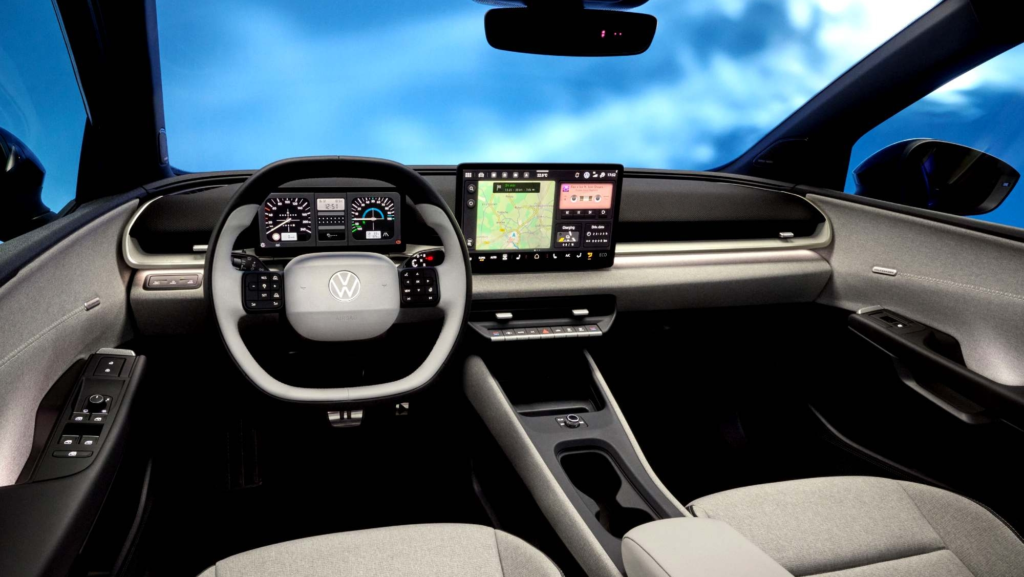 Volkswagen ID. Polo: el interior del coches eléctrico más barato de la marca se muestra con botones físicos y modo retro