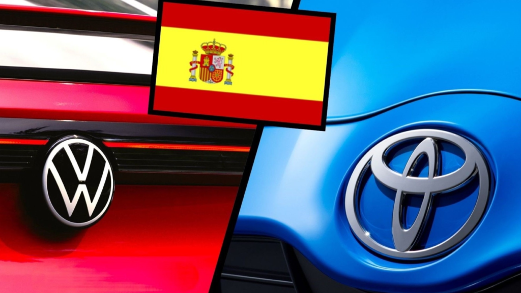 Toyota y Volkswagen son de las mejores empresas de España, y no por ventas de coches, que también