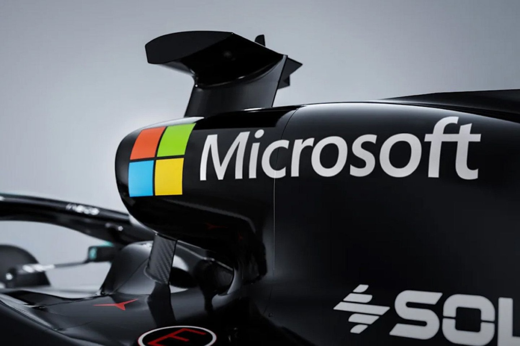 Microsoft será patrocinador técnico de Mercedes en la Fórmula 1 a partir de 2026