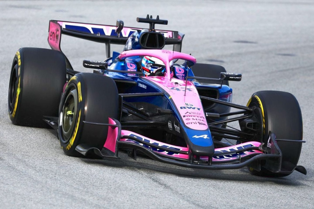 Alpine A526 introduce sistema inverso para alerón trasero móvil en Fórmula 1 2026