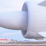 Flotando en el aire, esta turbina eólica genera 1.500.000 W, mide 13 plantas de alto y tiene las dimensiones de una pista de baloncesto