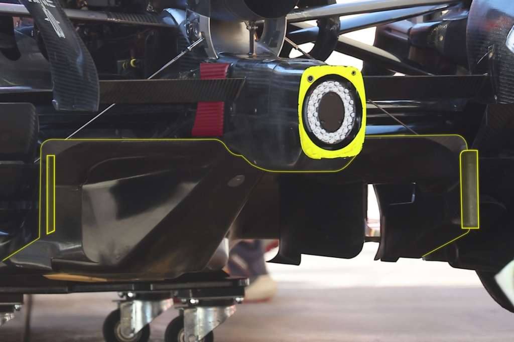 Red Bull F1 sigue a Mercedes y amplía la zona del difusor #F1 #FVDigital