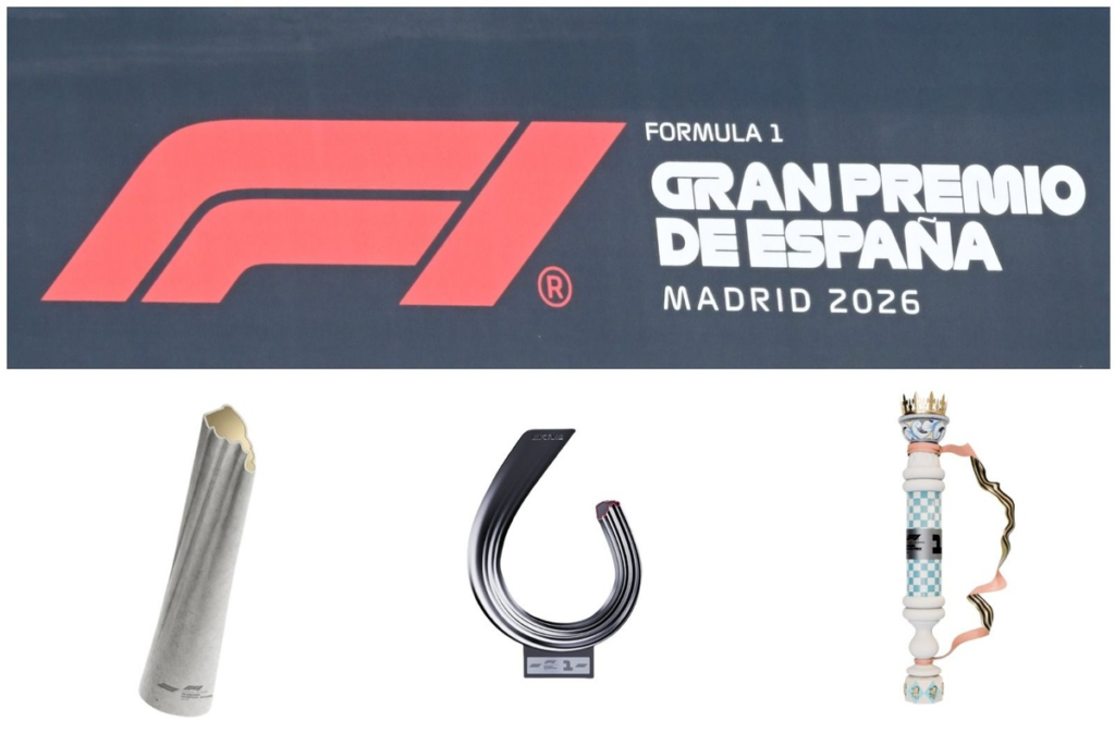Así podrían ser los trofeos del GP de España en Madring: los tres diseños finalistas #F1 #FVDigital