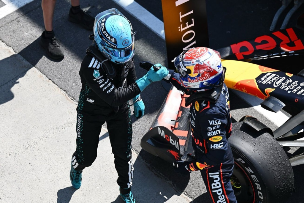 Russell, ansioso por luchar contra Verstappen en 2026, y se fija en Aston Martin #F1 #FVDigital