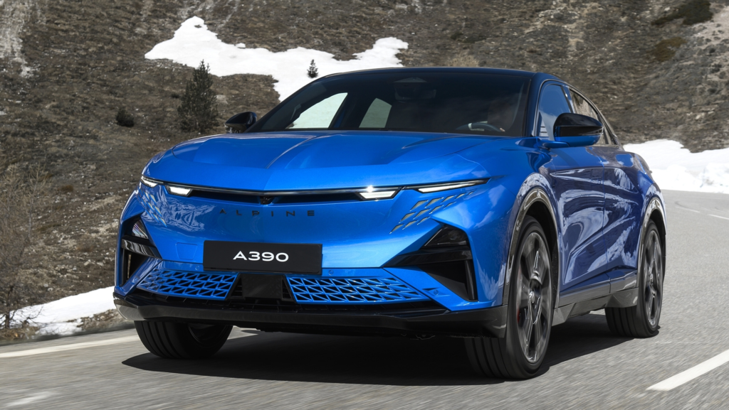 Deportividad y practicidad se dan la mano con el Alpine A390, un SUV eléctrico único en su especie
