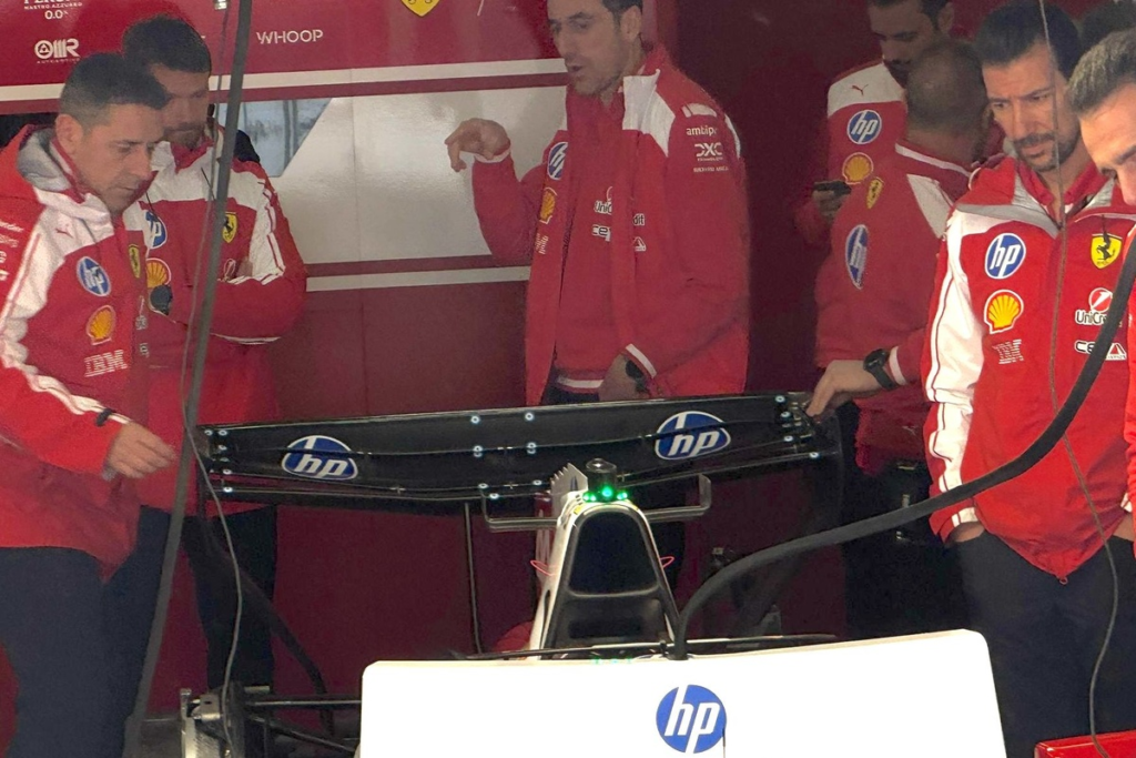 Ferrari envía a última hora tres alas “Macarena” a China y valora usarlas en la Sprint #F1 #FVDigital