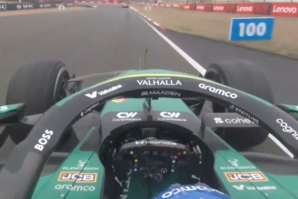 El momento viral de Alonso quitando sus manos del volante por el motor Honda #F1 #FVDigital
