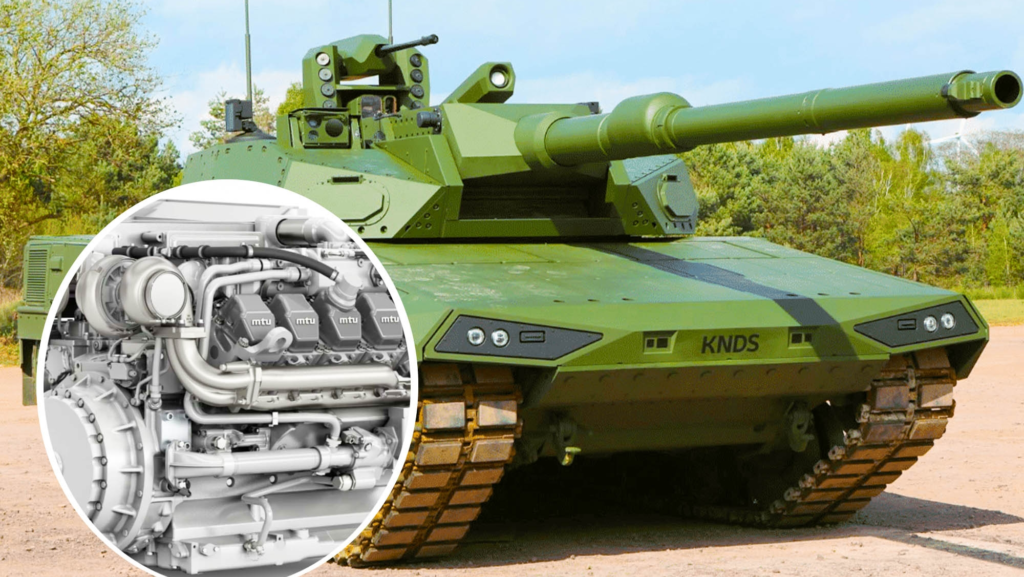 10 cilindros en V y 1.400 kW de potencia: el motor híbrido llega a los tanques de combate fabricado por una prestigiosa marca europea