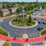 Las rotondas 'cero accidentes' para coches y bicicletas que mejoran la visibilidad con sus nuevas normas de prioridad, llegan a Francia