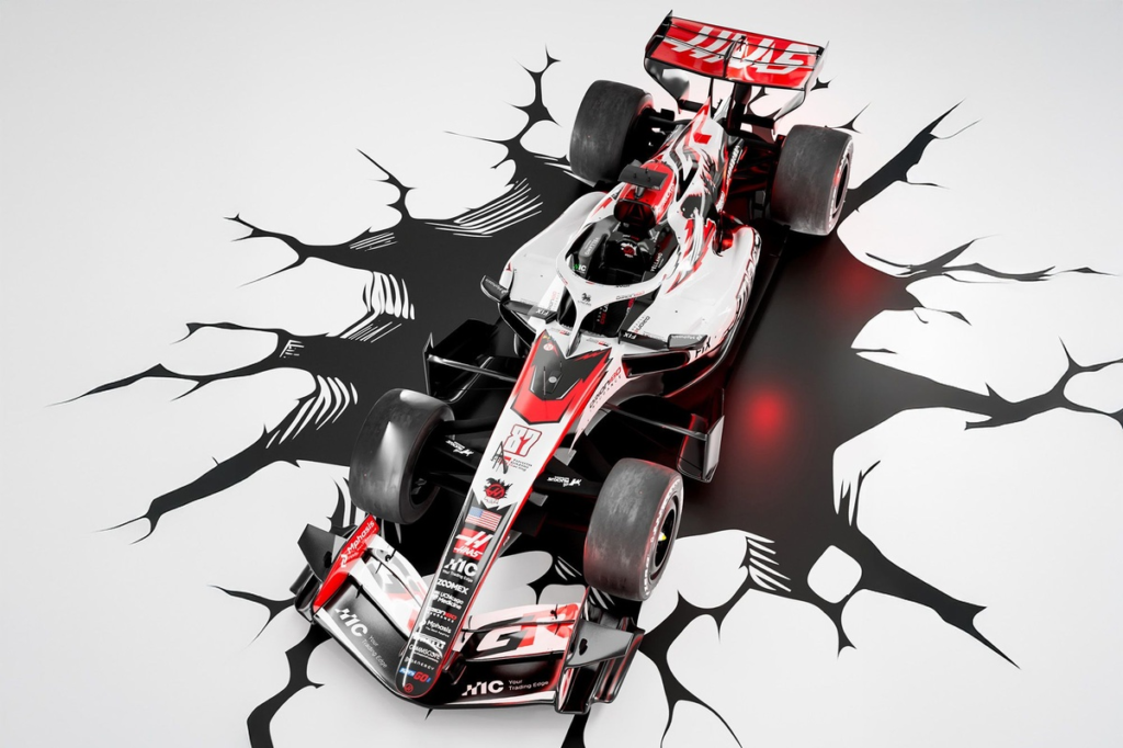Así es la decoración ‘Godzilla’ del Haas F1 para el GP de Japón #F1 #FVDigital