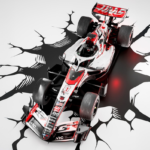 Así es la decoración ‘Godzilla’ del Haas F1 para el GP de Japón #F1 #FVDigital