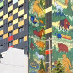 Con sus 3.200 m2 de paneles fotovoltaicos verticales, este edificio produce 267 kW de energía ahorrando 50.000 € a sus propietarios