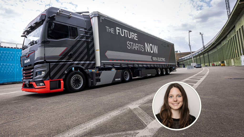 Johanna Braun, experta en transporte pesado: "Los camiones eléctricos son más resistentes a las crisis y su funcionamiento es más económico"