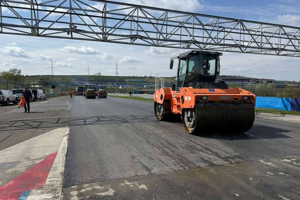Hungaroring entra en fase clave con el reasfaltado del circuito #F1 #FVDigital