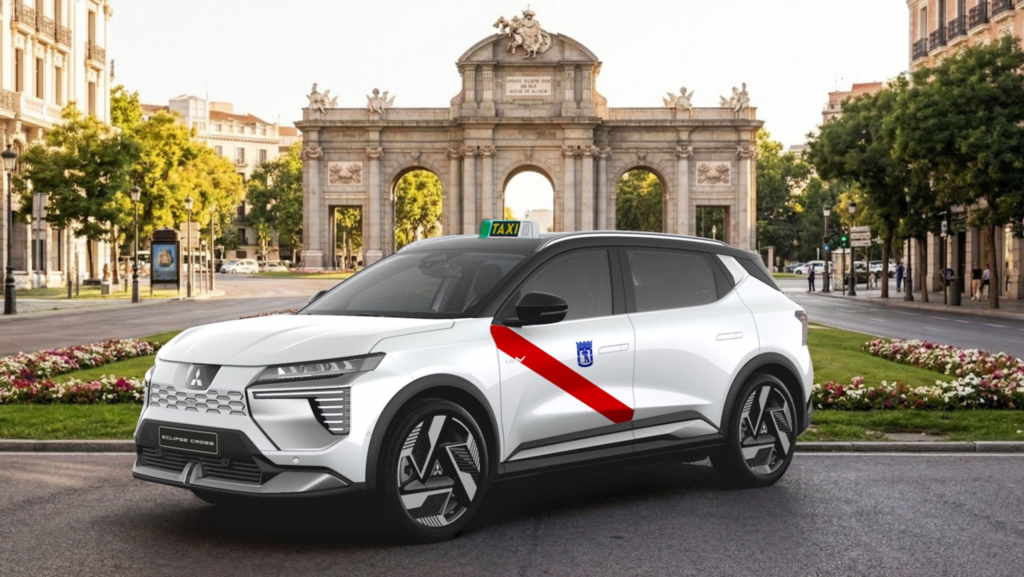 Hasta 626 km de autonomía y 218 CV: este coche eléctrico de Mitsubishi ya se puede usar como taxi en España