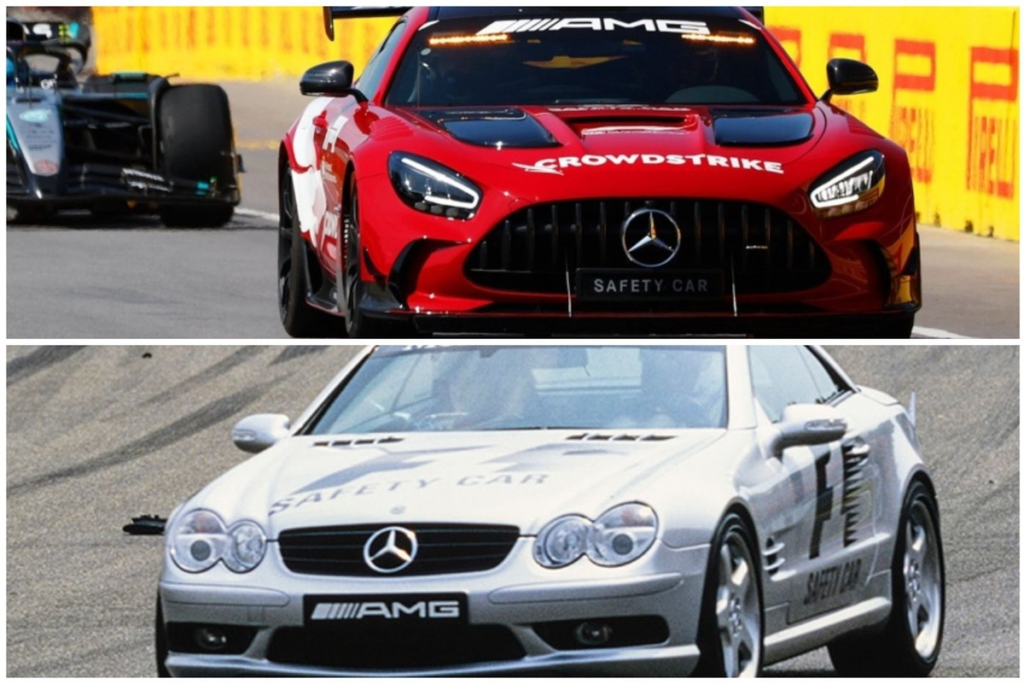 De no tener TV a parecer “un avión”: así ha cambiado el Safety Car en F1 #F1 #FVDigital