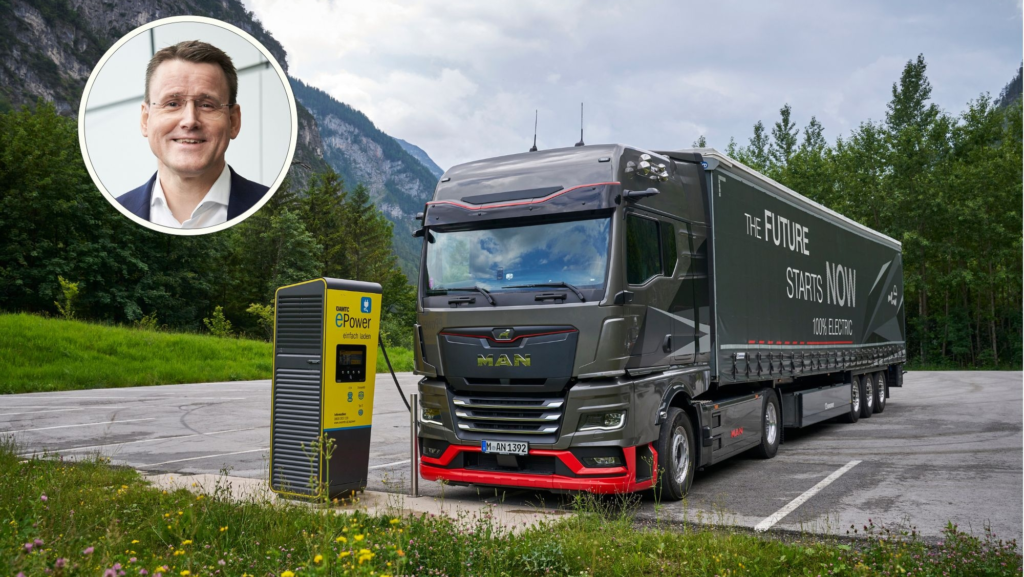 El CEO de MAN apuesta por el camión eléctrico, pero lanza una advertencia: "Muchos quieren hacer el cambio, pero no pueden permitírselo"