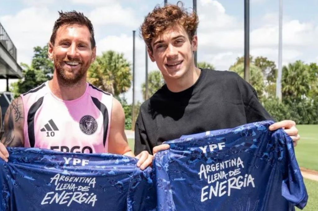 Leo Messi sorprendió a un emocionado Colapinto por lo que sabe de F1 #F1 #FVDigital