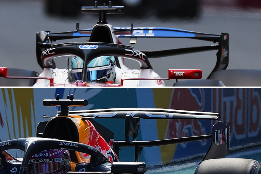 Comparativa de las alas de Ferrari y Red Bull: mismo objetivo, filosofías opuestas #F1 #FVDigital