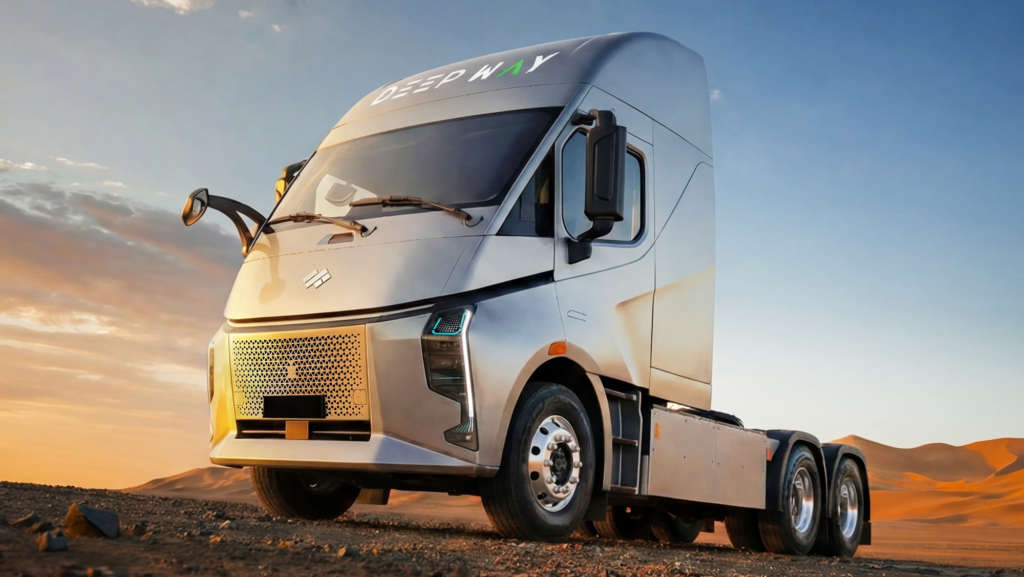 El 'Google chino' quiere conquistar Europa con sus camiones eléctricos de hasta 500 km de autonomía y recarga en 48 minutos