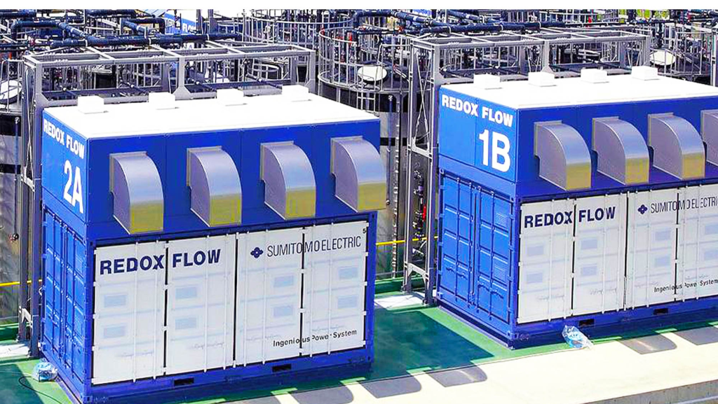 A 27 m de profundidad, ya está en construcción una batería redox gigante que almacenará 1.200.000 kWh de energía renovable