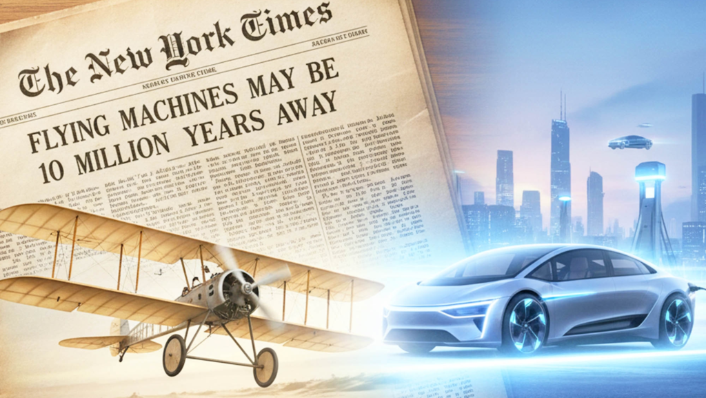 El ridículo error del New York Times en 1903: afirmaba que el futuro de la aviación estaba a 10.000.000 de años y no a solo 9 semanas