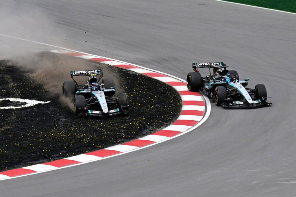 Russell gana la sprint de Canadá F1 tras luchar y enfadar a Antonelli #F1 #FVDigital