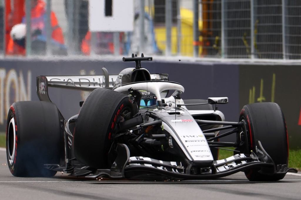 La rotura de Pérez reabre el debate en Cadillac sobre la calidad de sus componentes #F1 #FVDigital