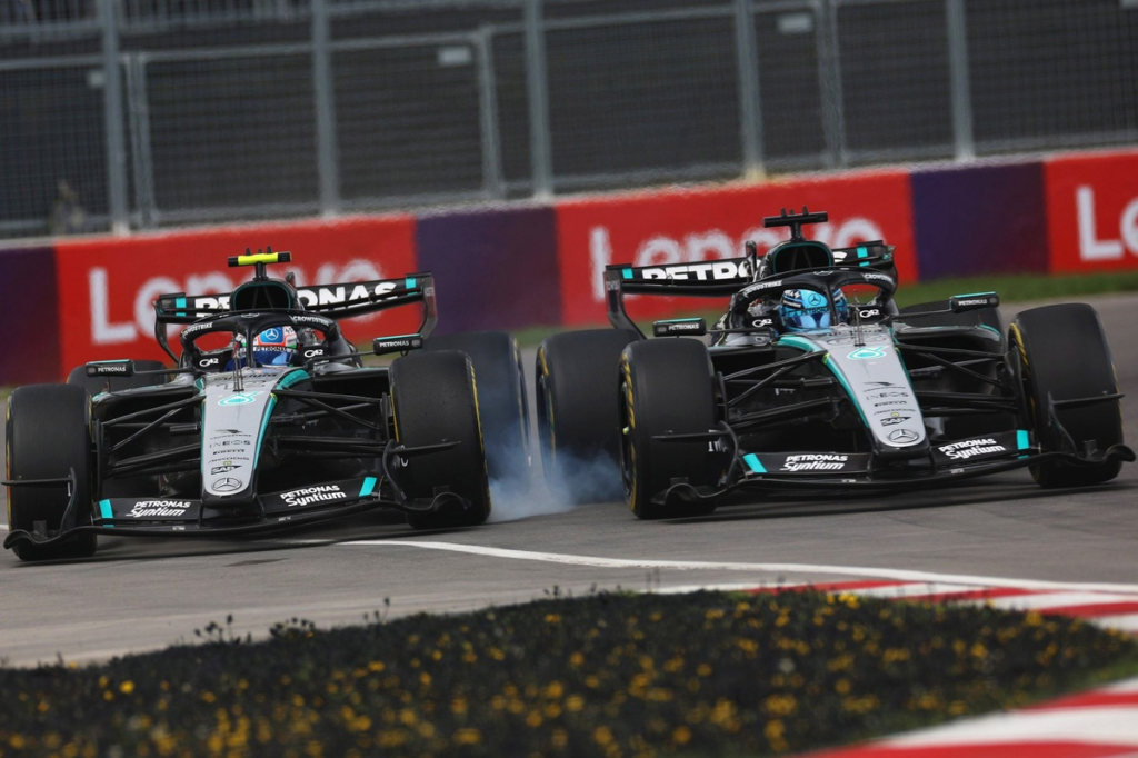 Mercedes sabe que quizá tenga que rebajar “un poco” la lucha entre Russell y Antonelli #F1 #FVDigital