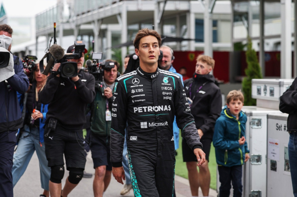 El veredicto de los comisarios tras el feo gesto de Russell en Canadá #F1 #FVDigital
