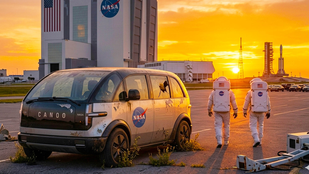 La penosa quiebra de la 'Tesla de las furgonetas' en la que puso la vista Hyundai y que dejó a la NASA sin los coches eléctricos de las misiones lunares