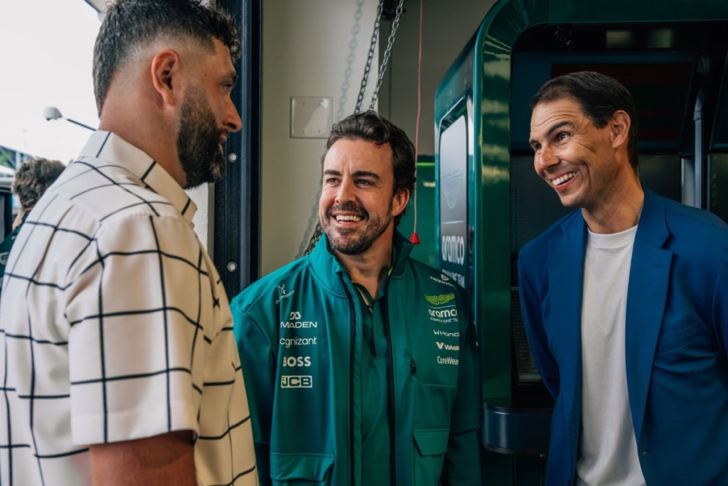 Vídeo: El momentazo entre Nadal, Rahm y Alonso que arrasa en Miami #F1 #FVDigital