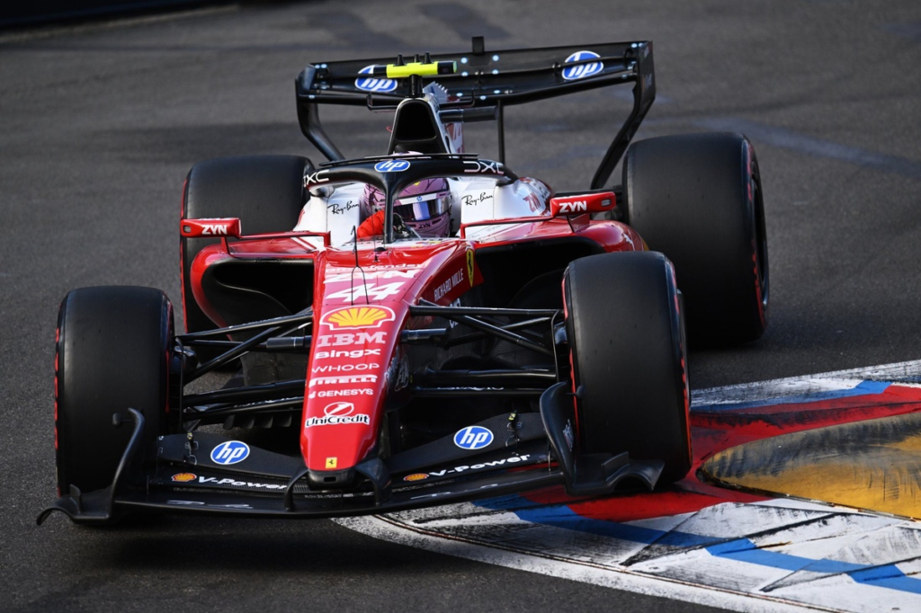 Hamilton no ha sufrido los problemas de freno de Leclerc: “El coche se siente muy bien” #F1 #FVDigital