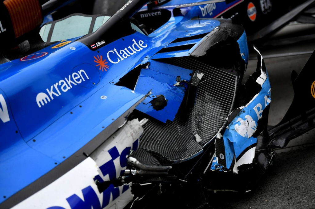 Williams llega a Mónaco con un problema inesperado tras el accidente de Albon #F1 #FVDigital