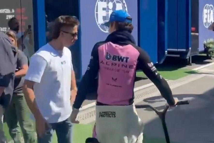 La historia detrás del incómodo encuentro viral entre Acosta y Colapinto #F1 #FVDigital