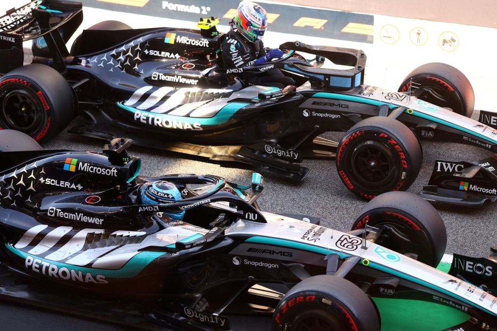 ¿Prohibirá Mercedes luchar a Russell y Antonelli con Hamilton al acecho? #F1 #FVDigital