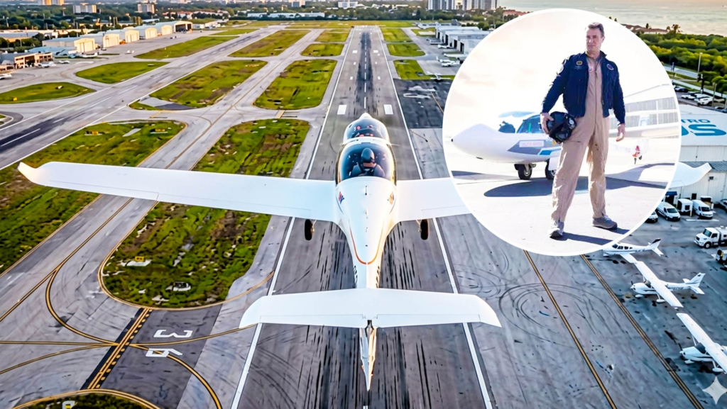Un español protagonista de la historia de la aviación: el primer vuelo tripulado con un avión eléctrico alimentado por baterías en estado sólido