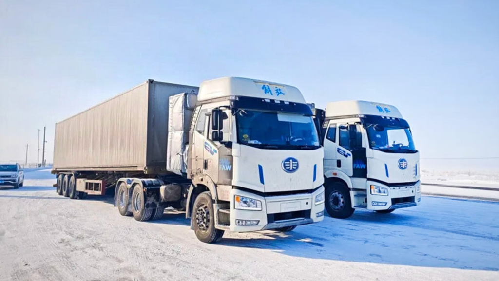 Recorre 15.000 km y, este camión eléctrico chino, demuestra que puede recargar su batería de sodio en 20 minutos a -40ºC