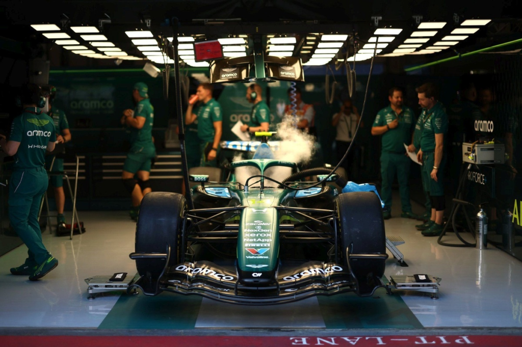 Alonso alerta de nuevos problemas en su Aston Martin en Austria #F1 #FVDigital