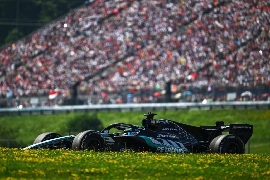 Cómo Russell recurrió a un estilo de pilotaje “anormal” para ganar en Austria F1 #F1 #FVDigital