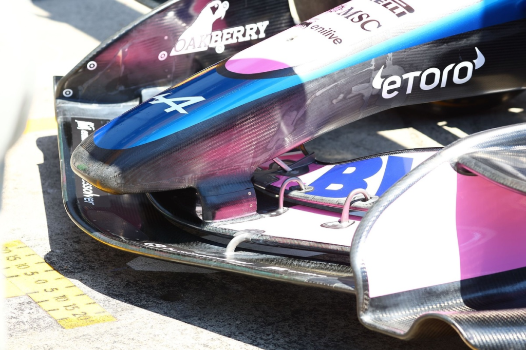 Alpine copia una de las claves del Mercedes: así cambia la parte delantera del A526 #F1 #FVDigital