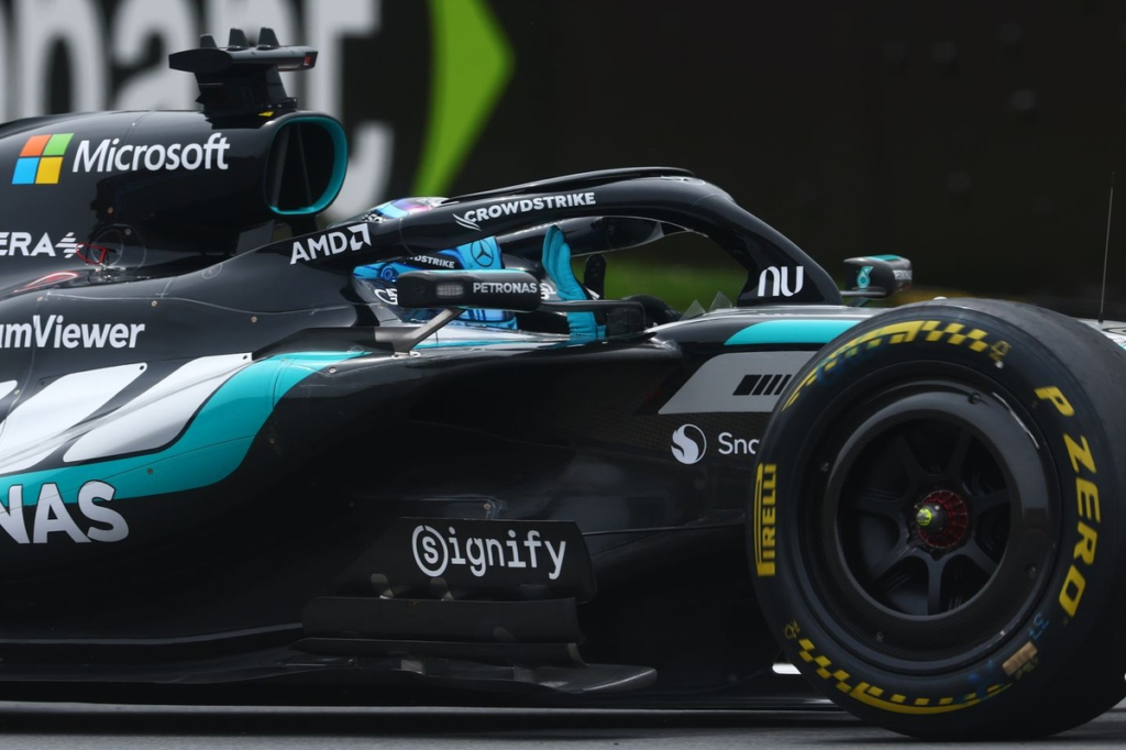Mercedes, a ciegas: tendrá que esperar meses para recuperar la batería dañada de Russell #F1 #FVDigital