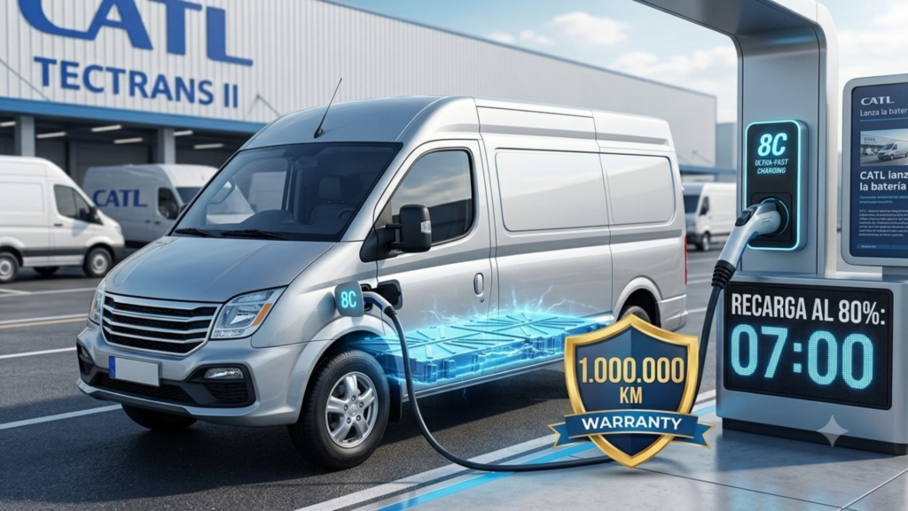1.000.000 de km de garantía y recarga en 7 minutos: CATL lanza las baterías que revolucionan el reparto de última milla