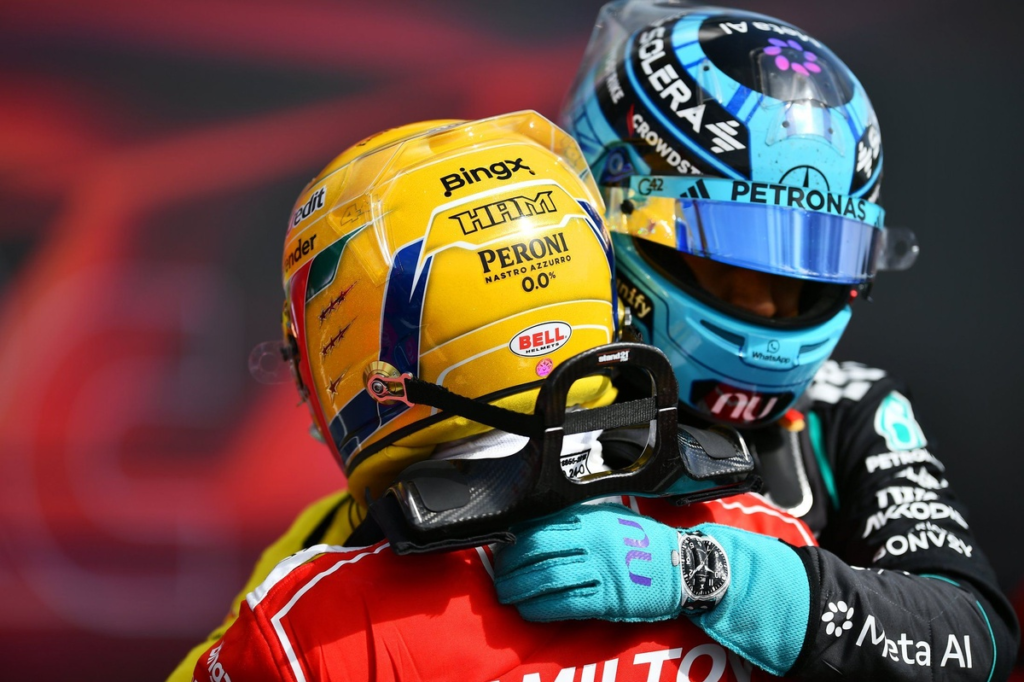 El detalle de mala suerte que puso a Russell delante de Hamilton en Silverstone #F1 #FVDigital