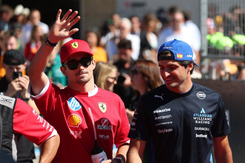 La explicación de Sainz al inesperado resurgir de Leclerc en Silverstone #F1 #FVDigital