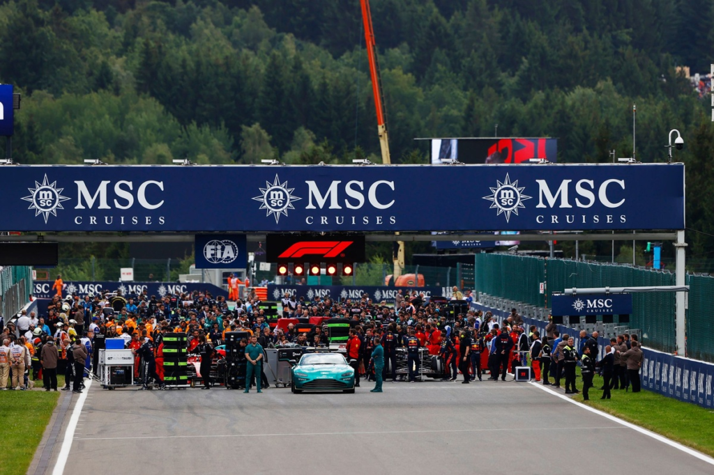 Parrilla de salida del GP de Bélgica de F1 en Spa: filas y posiciones #F1 #FVDigital