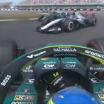 Vídeo: así fue el toque de Pérez que hizo trompear a Alonso en Silverstone #F1 #FVDigital