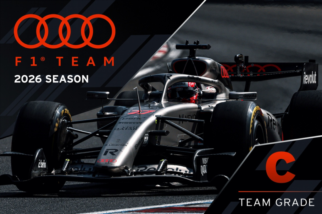 Las notas de mitad de temporada de la F1 2026: Audi arranca con buen pie en su debut #F1 #FVDigital